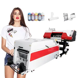 Impressora dtf 60cm com 5 cabeças I3200 para máquina de impressão de camisetas Platinum Pro em 2024 Lancelot impressora flora em promoção