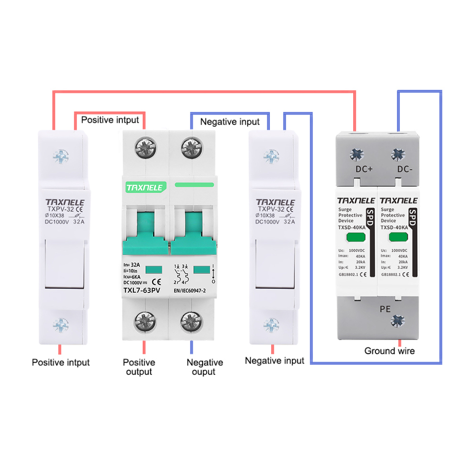 DC MCB Battery Solar Mini Circuit Breaker L7 2P 1000VDC Short Circuit Protection 10A 16A 20A 25A 32A 40A 63A PV 1P & 3P Poles · image 5