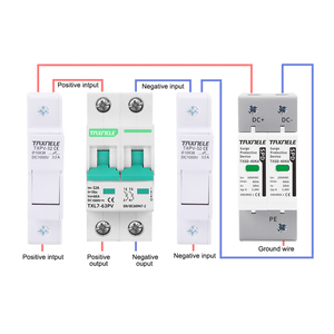 Мини-выключатель на солнечной батарее <span class=keywords><strong>L7</strong></span> 2P 1000VDC защита от короткого замыкания 10A 16A 20A 25A 32A 40A 63A PV 1P & 3P полюса - Product Image 5