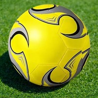 Ensemble de 6 ballons de football en PVC taille 5, cousus à la machine, pour entraînement adulte, vente en gros d'usine, personnalisable