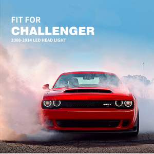 FLYFISHP Usine En Gros LED Phares Modifiés Lampe Avant 2008-2014 <span class=keywords><strong>SRT</strong></span> R/T Feux Séquentiels Pour Dodge Challenger - Product Image 6