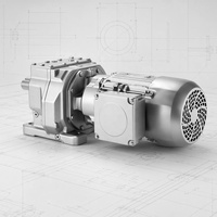 Motor Gearbox Helikal Innomotics D69 D89 3-Tahap In-line untuk Penanganan Material Berat