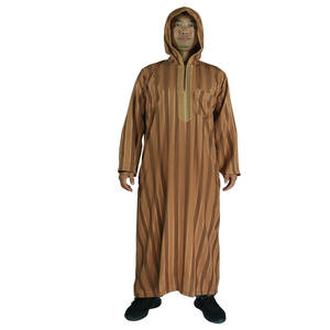 2024 Vente en Gros Kaftan Homme Musulman à Capuche, Divers Modèles de Qualité Thobe Abaya Jubah Hoodie <span class=keywords><strong>Caftan</strong></span> Robe pour Homme, Maxi Jilbab Africain - Product Image 4