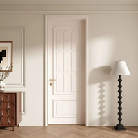 Portes intérieures en bois massif laqué insonorisées et imperméables de style moderne et postmoderne, sur mesure pour hôtel, hôpital, entrepôt