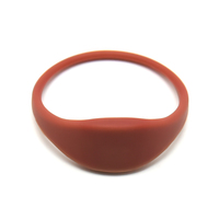 Pulsera de Silicona NFC de Alta Calidad de 13.56MHz, Resistente al Agua, ISO14443, con Impresión a Todo Color y Código QR para Control de Acceso