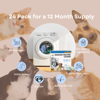 Nettoyant pour lave-linge jetable en gros pour propriétaires d'animaux domestiques Élimine les odeurs d'animaux domestiques Dissout les poils et la fourrure Comprimé solide