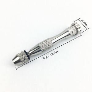 Precision <b>Hand</b> <b>Drill</b> 123mm Alloy Steel Manual Diamond <b>Drill</b> For Figurines Gundam Models Collectibles Art DIY Tool - Product Image 3