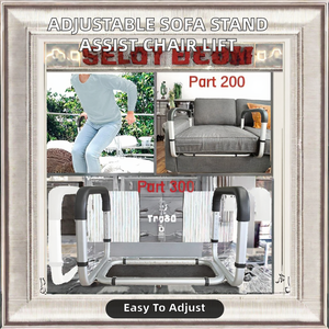 AndCare Support de canapé réglable en verre de 21,25 pouces, aide <span class=keywords><strong>à</strong></span> la levée et <span class=keywords><strong>à</strong></span> la position debout pour personnes âgées, handicapées, usage domestique, hospitalier et de soins de santé - Product Image 3