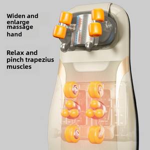 Heating Shiatsu Massage Cushion with Vibration and Air Bag Rubbing Features Back Support for Neck and Waist for Home or Car Use - Product Image 3