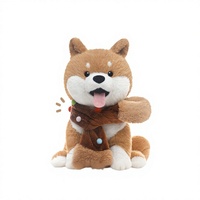 Peluche chien Shiba Inu mignon, jouet en peluche, coussin doux à câliner, poupée en coton PP, 31 à 50 cm, cadeau d'anniversaire pour filles