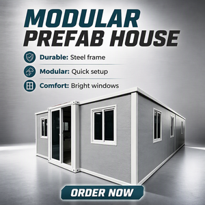 Unidad Galvanizada Estándar AU, Producida como <span class=keywords><strong>Casa</strong></span> Pequeña y Apartamento Tipo Granny Flat, Construida como <span class=keywords><strong>Casa</strong></span> Prefabricada de 20 pies para Alojamiento de Huéspedes en el Patio Trasero - Product Image 2