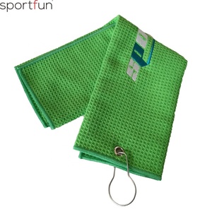 Serviettes de <span class=keywords><strong>golf</strong></span> en microfibre gaufrée d'olive personnalisées personnalisées professionnelles pour les clubs de <span class=keywords><strong>golf</strong></span> intérieurs extérieurs de salle de sport - Product Image 3