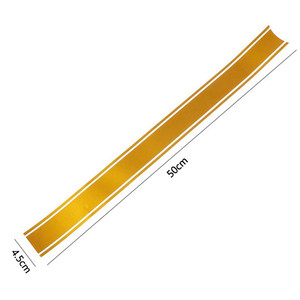 50CM Réfléchissant <span class=keywords><strong>Moto</strong></span> Réservoir Housse Rayé BRICOLAGE Autocollant Drôle Décoration Autocollant Couvercle Du Réservoir De Carburant Autocollant Réfléchissant - Product Image 5
