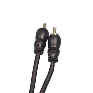 RCA professional male-to-male car radio stereo audio <b>cable</b> with shielded braided PVC jacket, used for home theater - Product Image 3