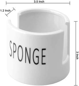 Porta spugna in ceramica per lavello da cucina fattoria decorazione per la casa spugna portaoggetti organizzatore OEM - Product Image 2