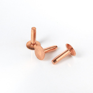 <span class=keywords><strong>Rivet</strong></span> à tête fraisée et à pointe avec rondelle en laiton et cuivre pour le <span class=keywords><strong>cuir</strong></span> - Product Image 2