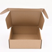 Boîte Cadeau Pliable en Carton Ondulé Rose de 25*25*10cm avec Logo Personnalisé, Vente en Gros, Boîte d'Expédition Multicolore Prête à Expédier