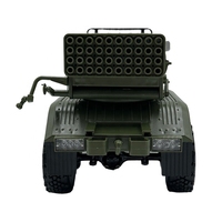 Camion lanceur de missiles WPL B36-2 1:16 RC BM-21 6x6 en alliage, modèle télécommandé 2,4 GHz, véhicule à batterie rechargeable