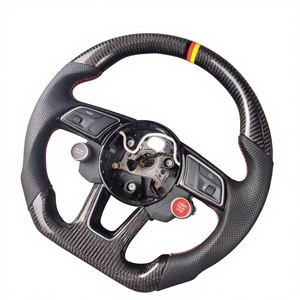 Volant RS personnalisé avec cuir pour <span class=keywords><strong>Audi</strong></span> RS3 8Y RS4 RS5 B9.5 RS6 C8 2021-<span class=keywords><strong>2024</strong></span> - Fibre de carbone - Product Image 5