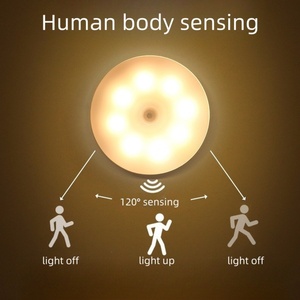 Luz con Sensor de Movimiento Humano, Recargable por USB, 800mAh, Tamaño Mediano, LED Regulable, para Escuela, Dormitorio, Pared/Gabinete - Product Image 4