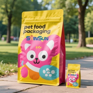 Bolsa de Embalaje Personalizada de Plástico PET BOPP con Cierre de Cremallera para Alimentos y Snacks para Mascotas - Product Image 1