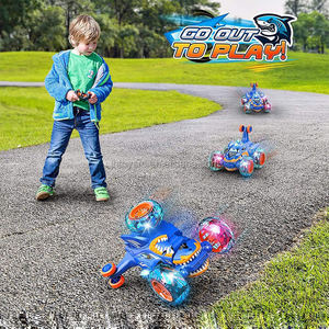 Voiture télécommandée tout-terrain rotative à 360° 2,4 GHz, modèle <span class=keywords><strong>Requin</strong></span>, avec lumières aux roues – Vente Flash - Product Image 4