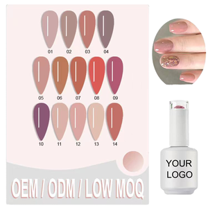 High Pigment UV Gel LED <b>Nail</b> Polish <b>Set</b> 15ml Salon Cosmetics Non-Toxic Eco-Friendly Manufacturer Colors Private Label Product - Product Image 1