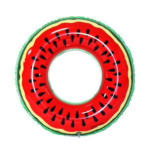 Giá bán buôn 90cm dưa hấu bơi vòng ống Inflatable bơi <span class=keywords><strong>Float</strong></span> cho trẻ em người lớn trái cây hồ bơi nổi đồ chơi - Product Image 4