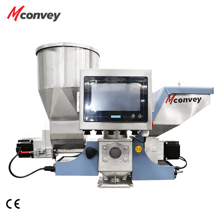 Китай пластиковое вспомогательное оборудование объемный шнековый питатель системы дозирования пластиковый объемный порошковый дозатор для машины впрыска