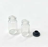 Flacon en verre borosilicate sans pyrogène de 6 ml et 7 ml, prêt à l'emploi, conteneur d'emballage en verre