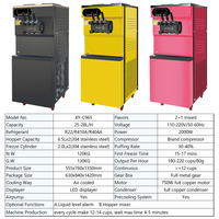 Softijsmachine 25-28l/H Automatische Commerciële Ijsmaker Ijsmachine Voor Zakelijke Prijs