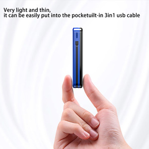 CYTLTB fábrica de banco de potencia personalizado <span class=keywords><strong>del</strong></span> teléfono de la marca de Bnak estación de carga con logotipo mini batería construido <span class=keywords><strong>en</strong></span> Cable de Banco de la energía - Product Image 5