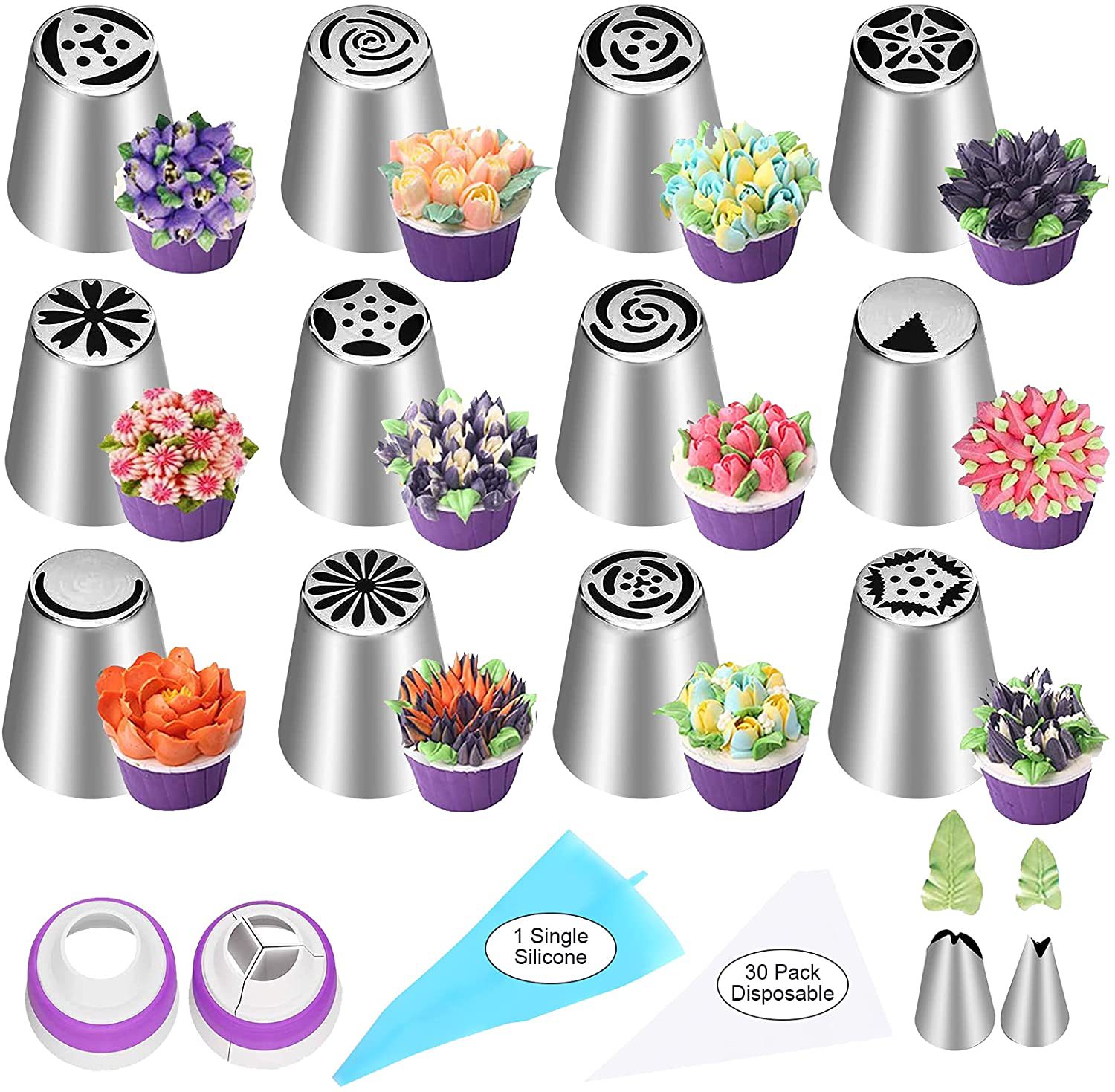 Blue-Russian mouth 47-piece set-bagged