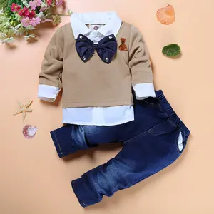 New Trung Quốc cung cấp thời trang mua sắm trực tuyến bán buôn cotton dài tay áo sơ mi mùa Xuân số lượng lớn trẻ em trẻ em cậu bé trường quần áo