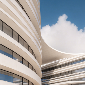 Panel Compuesto de Aluminio Contemporáneo de 4 mm con Recubrimiento de PVDF, Ignífugo, Ligero, Revestimiento de Paredes Exteriores para Edificios - Product Image 1