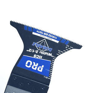 PROFI 65mm 2 9 / 16inch Curved Edge High Carbon Steel Oscillating <b>Tools</b> Quick Release Multi Saw Blade <b>Wood</b> <b>Cutting</b> - Product Image 4