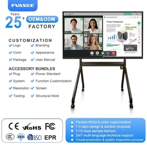 55/65/75/86/98 Inch Touch Screen LED Display TV Flat Digital Meet Smart White Interactive <b>Board</b> Price Whiteboard - Product Image 1
