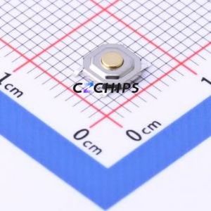 TSC005B1526A Tactile Switch SMD-4P,5.2x5.2mm Switch Round Button 2.6N Vertical Mount 5.2mm - Product Image 1