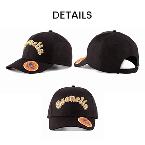 Aung Crownブランド6パネルユニセックスコットン野球帽カスタム3D刺繍ロゴ湾曲ブリムゴラス野球帽 - Product Image 2