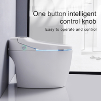 Vente en gros 110V s-trap salle de bain monté au sol placard à eau intelligent capteur de pied électronique intelligent wc toilette intelligente avec bidet