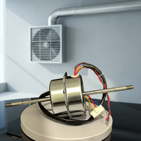 Moteur de ventilateur d'évacuation électrique monophasé de haute qualité, 2200 tr/min, faible bruit, anti-explosion