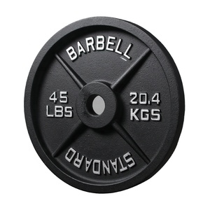 Vendita calda palestra attrezzature Fitness piastra bilanciere resistente di alta qualità sollevamento pesi in ghisa piastra peso - Product Image 3