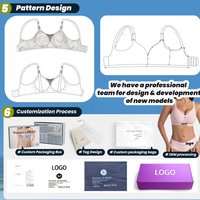 Soutiens-gorge sans fil personnalisables pour femmes, soutien-gorge sans couture push-up à couvrance totale, bralette confortable en maille, soutien-gorge T-shirt pour tous les jours