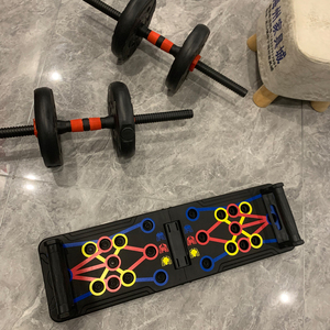 Katlanabilir egzersiz ekipmanları pratik itme kurulu basın-up panoları renk kutusu ile ev Fitness için - Product Image 5