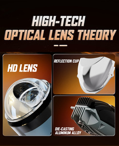 GPNE GF6 + 1 3 inç <span class=keywords><strong>LED</strong></span> otomatik aydınlatma projektör Lens sis işık Hi düşük işın ön sis işık - Product Image 5