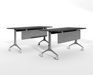Mesa de Treinamento Dobrável para Escritório em Casa, <span class=keywords><strong>Base</strong></span> de Mesa de Estudo para Estudantes com Rodas - Product Image 1