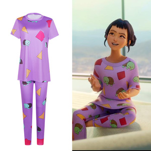Conjunto de Pijama Star's Edge para Niñas, Diseño Kpop Demon Hunters, Camisón Mila Bear, Ropa de Dormir de Poliéster - Product Image 3