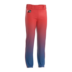 กางเกงเบสบอลสีแดงสำหรับผู้ใหญ่ ทีมแฟชั่นซับลิเมชั่น บอตตัน อเมริกัน เวียร์ - Product Image 3