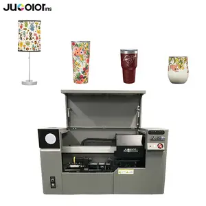 Machine à gobelets rotatifs Jucolor haute capacité 360 Uv pour bouteilles d'impression