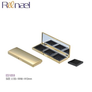 Hộp Đựng Phấn Mắt Thay Thế 1 Màu/3 Màu, Hộp Đựng Đồ Trang Điểm Có Thể Thay Thế Bằng Nhựa - Product Image 2